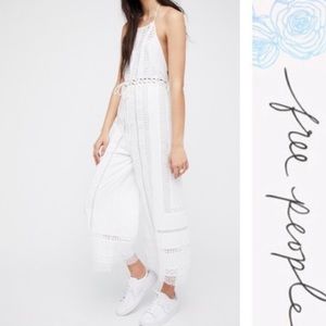 Free People White Sydney Sky Romper